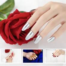 12 Colors Metallic Gel Liner Nail Art, Mirror Chrome 3D Effect Gel Nail Polish 8ml Build In Thin Brush Metal Painted Drawing Stripper Gel Polish Curing Requires Gift For Home Salon  Use (12 Colors Set) - 彩色 - 查看 10