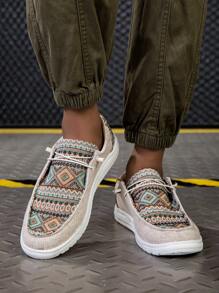 Men's Jacquard Splicing Outdoor Fashionable Casual Walking Shoes, Suitable For Teen Summer Casual Or Outdoor Athletic Or Vacation Travel Or Graduation Gifts Or Birthday Dress Accessories ,Gym