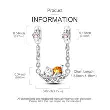 1 件闪亮招财猫可爱懒散摇摆猫吊坠饰品适合原创手链项链 DIY 珠宝制作串珠银色珠子生日礼物女士女孩