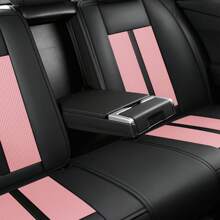 Tapizado de asiento de coche de piel de Napa de lujo, resistente al agua, juego completo de funda universal para asientos delanteros y traseros, cojines protectores aptos para la mayoría de sedanes, camionetas, hatches, SUV y crossover