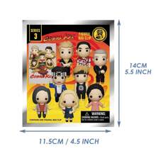 Netflix 1PC Blind Box Officially Licensed Series 3 Mystery Surprise Bag 3D Game Doll Keychain Collection Doll Keychain Jewelry Wallet Backpack Decoration Pendant Valentine's Day Wedding Anniversary Gift Party New Year's Gift For Friends And Family Mother's Day Surprise Gift For Mom And Dad Car Accessories Bag Charm School Cartoon Cute Goth Y2k Bag Accessories Lanyards With Id Holder Car Accessories Bag Charms Christmas