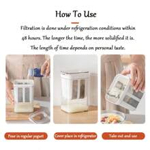 Greek Yogurt Maker Yogurt Filter Stainless Steel Strainer Whey Separation Tools Cheese Moisture Seperator Kitchen Accessories - 小的 - 查看 4