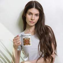 Weird Medieval Cat Mug, Funny Ugly Cats Coffee Cup, Cat Lover Gift, 11 OZ - White - View 3