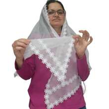 VÉU CCB REDONDO (BICO) ORGANISTA RENDA DELICADA  APLICAÇÃO NOTAS MUSICAIS