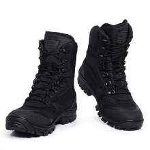 Men's Military Tactical Safety Boot With Comfortable Gel Insole New Release - 黑色 - 查看 4