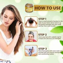 Raw Battana Oil For Hair Protection - 100% Pure, Organic Battana Oil For Thick And Strong Natural Hair - Dr. Sebi Unrefined Men's & Women's Scalp Mask (1 Pack) - Yellow - View 4