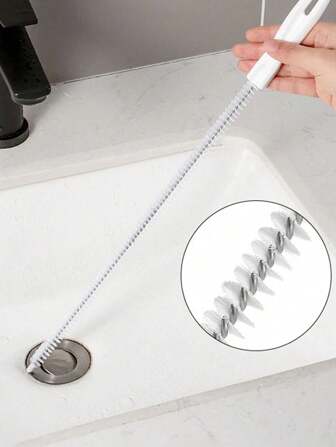 5 件装 45 厘米排水管清洁刷，浴室排水管和水槽清洁器，排水管疏通器，柔性清洁器，堵塞清除工具，管道疏通工具，厨房排水管工具清洁刷，毛发清洁器，疏通工具