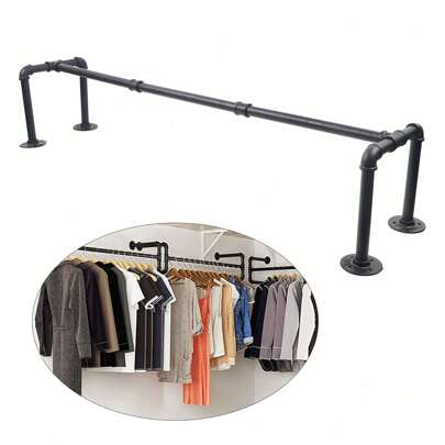Modern Clothes Hanger Black Wall Mount Hanging Hanger