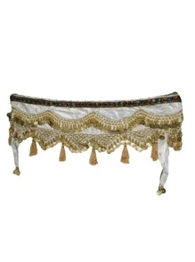 Belly Dance Costume Waist Chain, Tower Shaped Hanging Coin Tassel Waist Chain, Hip Scarf, Dance Costume, Practice Waist Scarf, Dance Performance Costume - Multicolor - View 20