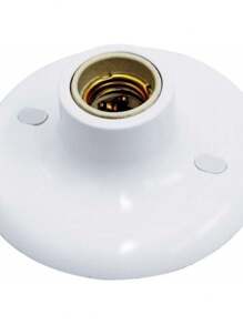 Plafonier Plafon Redondo Soquete E27 Porcelana 100w