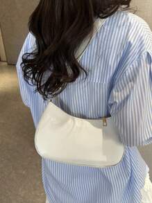 Vintage Leopard Print Underarm Shoulder Bag, Fashion Casual Baguette Bag, Fashion Multi-Purpose Women's Daily Use Bag, Elegant Mature Handbag