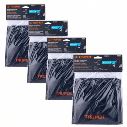  KIT 4 PZ-Protección para soldar, mangas de mezclilla, Truper