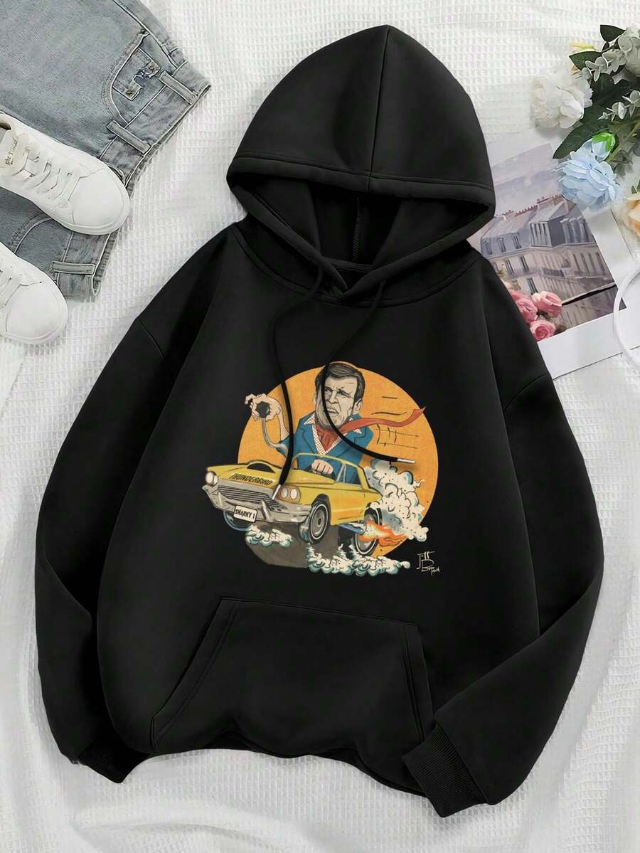 Hot Rod Paul Big Size Women Hoodie Gay Pride LGBTQIA+ Rights Match Game For Women - Black - View 1
