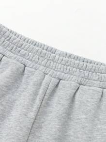 Balabala Pantalones de chándal sueltos para niños y niñas, ropa de moda para padres e hijos de primavera / otoño - tono gris - Ver 6