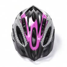 Adults Men/Women Bicycle Safety Helmets,Road Mountain Adjustable Cool Bike Cycling Cap - 粉色 - 查看 2