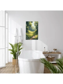 1Pc Framed Sunset Canvas Painting Wall Art Poster, Canvas Print Poster Artwork Wall Art Painting Wooden Framed Canvas Painting -  Thickness 2.25cm/0.9inch,Home Gift Decoration, Room Decoration Aesthetic, Wall Decoration Art, Perfect Gift, Autumn And Winter Wall Decoration, Living Room Decoration, Bedroom Decoration, Kitchen Decoration, Entry Decoration, Bathroom Decoration, Direct Wall Painting, High Quality Wall Painting Poster