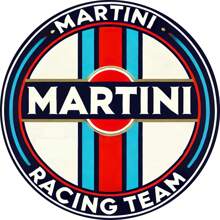 1 pieza Cartel de metal vintage de 8x8 pulgadas del equipo de carreras de Martini, arte de pared resistente al agua y al óxido para hogar, cafetería, bar, apartamento, restaurante, sala de estar, idea de regalo única, estilo al azar