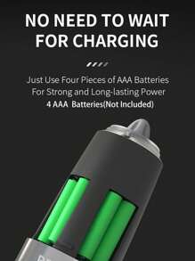 1pc/2pcs Gravity Electric Pepper And Salt Grinder Set, Adjustable Coarseness, Battery Powered With LED Light, One Hand Automatic Operation, Only 4 Batteries Required,Perfect Christmas Gift,Stainless Steel Black