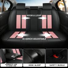 Tapizado de asiento de coche de piel de Napa de lujo, resistente al agua, juego completo de funda universal para asientos delanteros y traseros, cojines protectores aptos para la mayoría de sedanes, camionetas, hatches, SUV y crossover