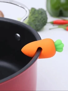 1/3/6 peças, Levantador de Tampa de Panela, Levantador de Tampa à Prova de Derramamento de Silicone, Levantador de Tampa de Panela Criativo, Levantador de Tampa de Panela de Silicone Fofo, Levantador de Tampa de Panela de Silicone Kawaii, Suporte de Tampa de Panela Resistente ao Calor, Acessórios de Cozinha