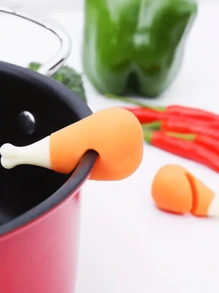 1/3/6 peças, Levantador de Tampa de Panela, Levantador de Tampa à Prova de Derramamento de Silicone, Levantador de Tampa de Panela Criativo, Levantador de Tampa de Panela de Silicone Fofo, Levantador de Tampa de Panela de Silicone Kawaii, Suporte de Tampa de Panela Resistente ao Calor, Acessórios de Cozinha