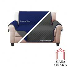 Juego de Protector Cubresala Doble Vista, Funda de Estilo Moderno para Sofá, Incluye Funda para 1, 2 y 3 Plazas, Protege Contra el Polvo y Pelaje de Mascotas,  Perfecto para Proteger y Renovar tu Sofá, Diseño Elegante y Acogedor, Fácil de Colocar y Lavar, Ideal para Hogares con Mascotas, Estilo Sofisticado y Funcional para el Día a Día, Protege tu Mobiliario y Aporta Confort, Disponible en Diversos Colores - Azul - Ver 3