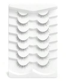 Natural Lashes Short Lashes Natural Eyelashes Natural Look False Eyelashes Wispy Lashes For Samll Eyes Fake Eyelashes 10 Pairs 10mm Bluebell