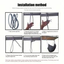 Amacas Hamaca Columpio para Jardin,Silla Colgante con 2Almohadas para Jardin,Camping,Playa,Amacas Interior y Exterior