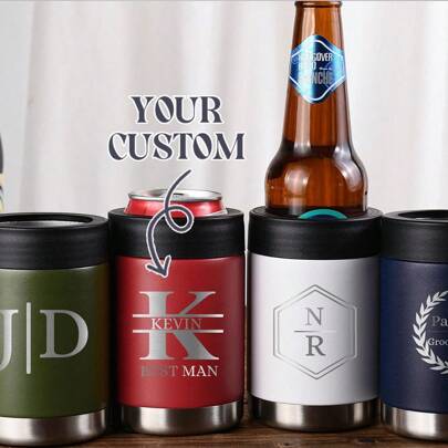 Personalized Can Cooler, Groomsmen Metal Can Cooler, Beer Holder Engraved, Bachelor Party Gift For Him, Monogrammed Can Cooler, Groomsmen Gift.Personalised Engraved Groomsman Can Cooler, Custom Beer Can Holder, Groomsmen Gift, Wedding Party Gifts For Men, Best Man Gift, Beer Lover, Multi-Functional, Anti-Mold, Ornamental, Reusable, Exquisite, Stylish, High-Quality, Adorable, Modern, Custom, Personalized, Son, Daughter, Kids, Kitchen, Dining Room, Bedroom, Office, Living Room, Home, Garden, Tea Room, For Birthdays, For Housewarming, Delicate Romance, Office Decor