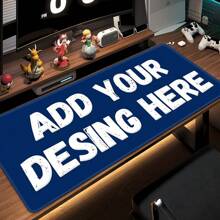 1pc Customized Large Rectangular Mouse Pad - Non-Slip, Durable Stitched Edges, Natural Rubber - Perfect For Office, Gaming And Study - Customized Design Available - Multicolor - View 9