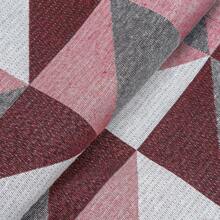 Jacquard Rug 2.00 M X 1.40 M Non-Slip Geometric Living Room Office Bedroom - Dalla Merah - View 4