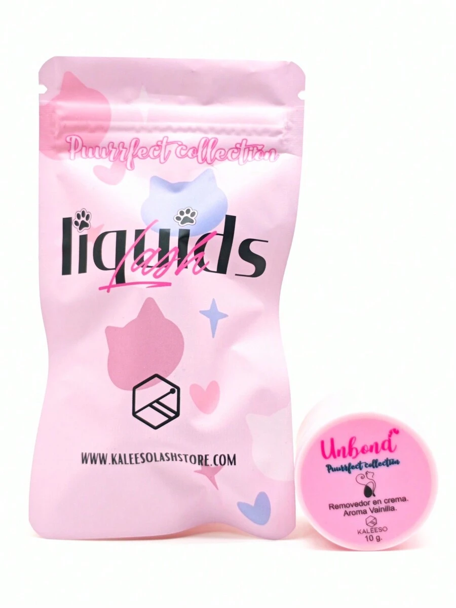 Unbond Eyelash Remover Kaleeso Eyelash Extensions 10 Grams Vanilla Scent - Pink - View 1