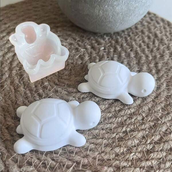 Small Turtle Decoration Silicone Mold Mini Turtle Decoration Plaster Mold Epoxy Resin Mold