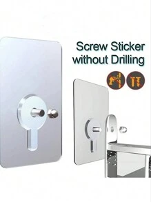 1-30 dụng cụ treo tranh tường không cần đinh, móc dán chắc chắn, vít vô hình, móc treo khung ảnh cưới, móc treo khăn phòng tắm không để lại dấu vết - Nhiều màu - Xem 6