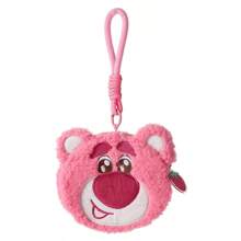 1PC Disney Series Furry Coin Purse, Mickey Mouse, Lilo&Stitch, Lotso, MeiLee, Cartoon Printed Patterns, Storage Packaging Accessories, Cute Mini Handbags, Small And Portable Travel Pendants, Birthday Gifts, Holiday Gifts, Dormitory Decoration Supplies, Can Be Used As A Good Choice For Friends To Give Gifts, Students Can Use To Put Change And Meal Cards