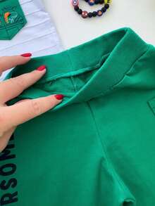 Children's Set Boy T-Shirt Bermuda White Green Dinosaur Children's Clothing Male Caetano - White - View 7