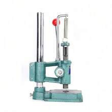 Leather Hole Puncher Hand Punch Machine Manual Embossing Press Imprinting Tool - Green - View 6