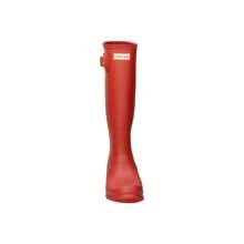 HUNTER | Bottes de pluie hautes Hunter Original pour femme – Bottes de pluie hautes – Bottes de pluie et de neige d'hiver – Confortables – Style décontracté et original – Modèle WFT1000RMA - Rouge - Voir 3