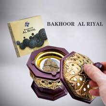 High Grade Premium Incense, BAKHOOR AL-RAAS Incense Bar Of Sandalwood Powder, Oud Powder, Musk And Perfumery Sugar | 9 Bricks Assorted Scents In One Square Shape(40g)