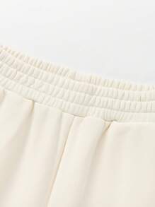 Balabala Boys' And Girls' Loose Sweatpants, Trendy Spring/Fall Parent-Child Wear - Milky White - View 6