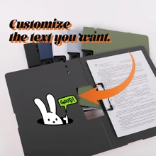 1pc Customized High-Definition Text Multipurpose A4 File Folder Organizer, Office Use