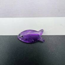 1pc Natural Crystal Fish Carving Figurine Statue Palm Stone DIY Jewelry Accessories Animal Figurine Sculpture Pocket Stone For Home Office Feng Shui Decoration Collectible Ornament - Multicolor - View 22