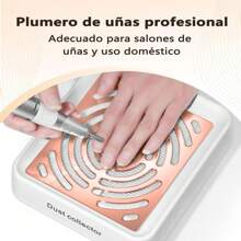 Nail Dust Extractor Important, Panicura 40W Nail Dust Extractor, Automatic Induction Nail Dust Collector, Comes With 1 Dust Brush And 2 Horn Brushes