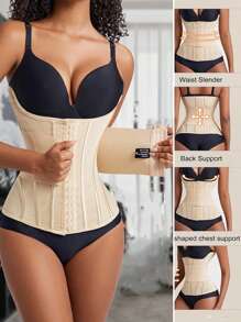 1 Pc Waist Trainer Body Shapewear Women Bottoms Tummy Slimming Sheath Woman Flat Belly Girdle Sheath Wrap Waist Colombia Belt Tummy Control Corset Body Shaper