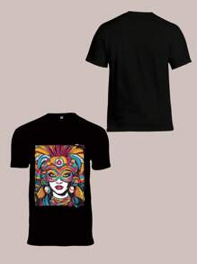 男士卡通图案运动上衣，定制