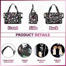 TOKIDOKI Official Licensed Tokidoki Duffle Bag 40L Large Capacity Travel Bags Expandable Tokidoki Travel Duffel Bags Weekender Bags For Women Unicorno Luggage Bag For Sports Gym Vacation