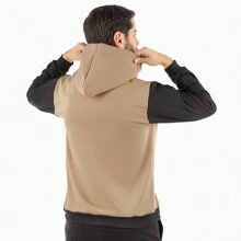 RAMAZZONI Men Zip-Up Hoodies - Màu be - Xem 3