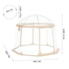 Sports Tent, Instant Pop-Up Tent Shelter Weatherproof Pod, Outdoor Bubble Clear View Tent, Climate Canopy Shelter For Soccer, Football, Softball & Other Sporting Events And Parades - For 4-8 People - View 10