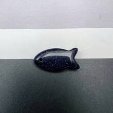 1pc Natural Crystal Fish Carving Figurine Statue Palm Stone DIY Jewelry Accessories Animal Figurine Sculpture Pocket Stone For Home Office Feng Shui Decoration Collectible Ornament - Multicolor - View 24