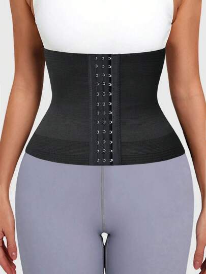 Women's Simple Solid Color Waist Trimmer Corset Belt 